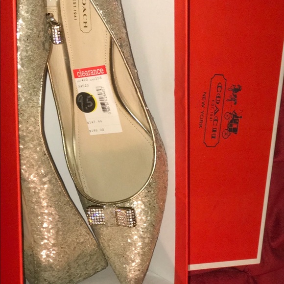 Women's Coach Monroe Glitter Platinum - Picture 3 of 5